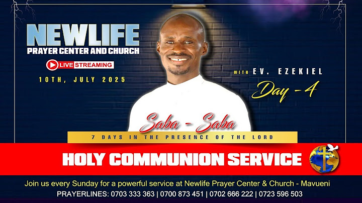 SABA  SABA HOLY COMMUNION SERVICE - 11.07.2025.