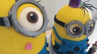 How to make a Despicable Me 2 Minion Cake step by step tutorial ~ Part 2 screenshot 1