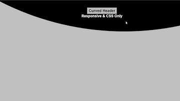 Pure CSS Non Rectangular Header | How To Make Curve Header With HTML & CSS