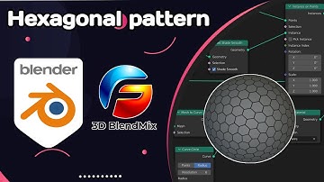 How to create this hexagonal pattern with geometry nodes in Blender