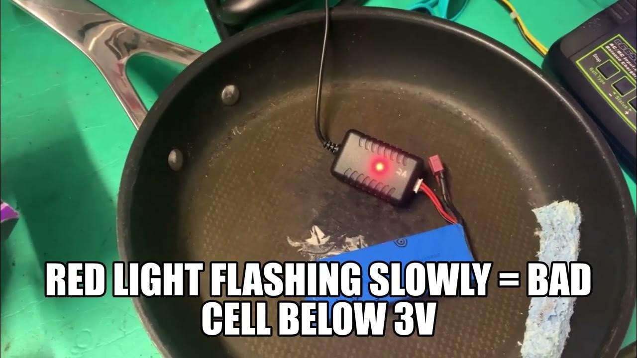WLTOYS USB 2S LIPO CHARGER RED LIGHT FLASHING SLOWLY YouTube