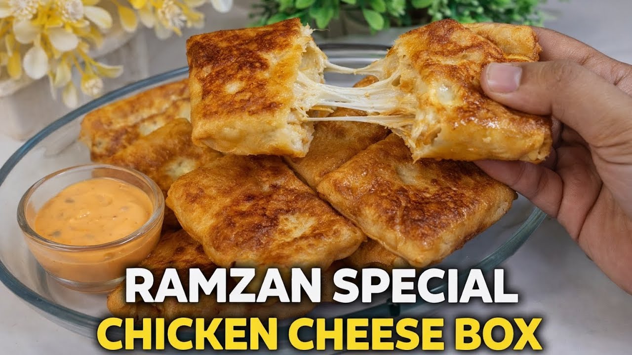 Chicken Cheese Box with Homemade Patti | Iftaar Special #video #ramzanspecial #youtube #dailycooking