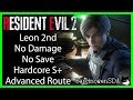 Resident evil 2 remake pc  leon 2nd leon b no damage no save advanced route hardcore s