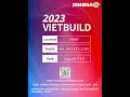2023 VIETBUILD Looking forward to meeting you