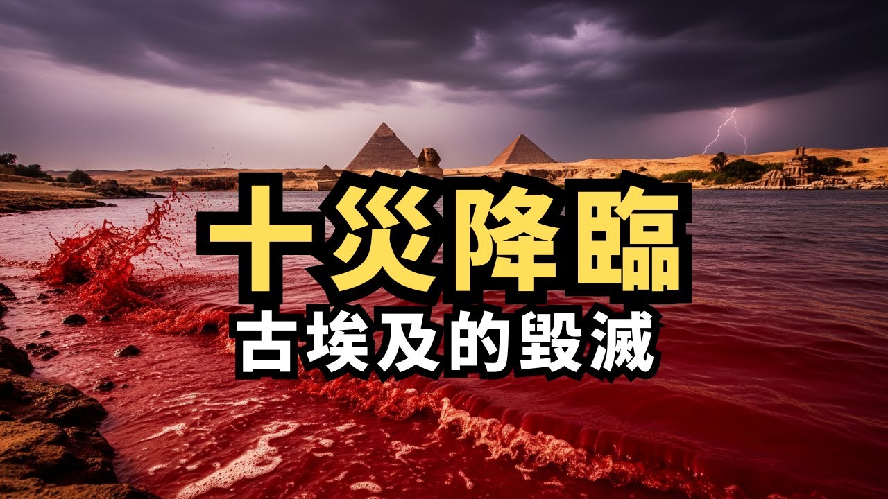 聖經《出埃及記》十災降臨!尼羅河變血、蒼蠅與黑暗,摩西分紅海,古埃及帝國崩潰的 72 小時 - YouTube