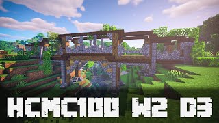 Minecraft 1.14.4 World 2 Day 3 | HARDCORE 100% Challenge #HCMC100