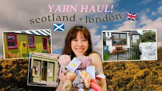 I bought SO much yarn from scotland and london
