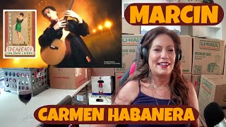 Marcin - Carmen Habanera On One Guitar ( Reaction) Marcin Reaction