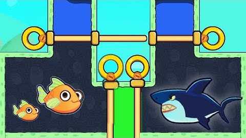 New save the fish game / New updated save the fish pull the pin mobile game / level 13891 - 13907