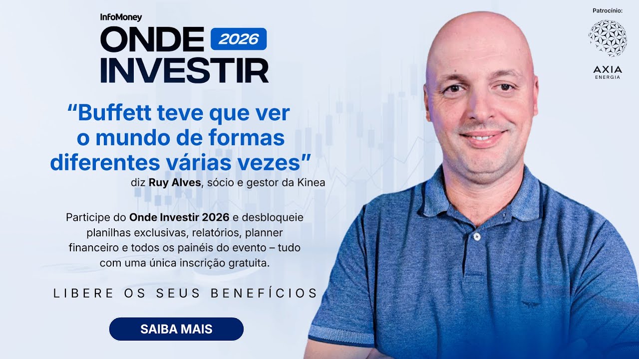 Não vou para Omaha é importante ver o diferente brinca Ruy Alves da Kinea | ONDE INVESTIR 2026 TV Online Não vou para Omaha é importante ver o diferente brinca Ruy Alves da Kinea | ONDE INVESTIR 2026