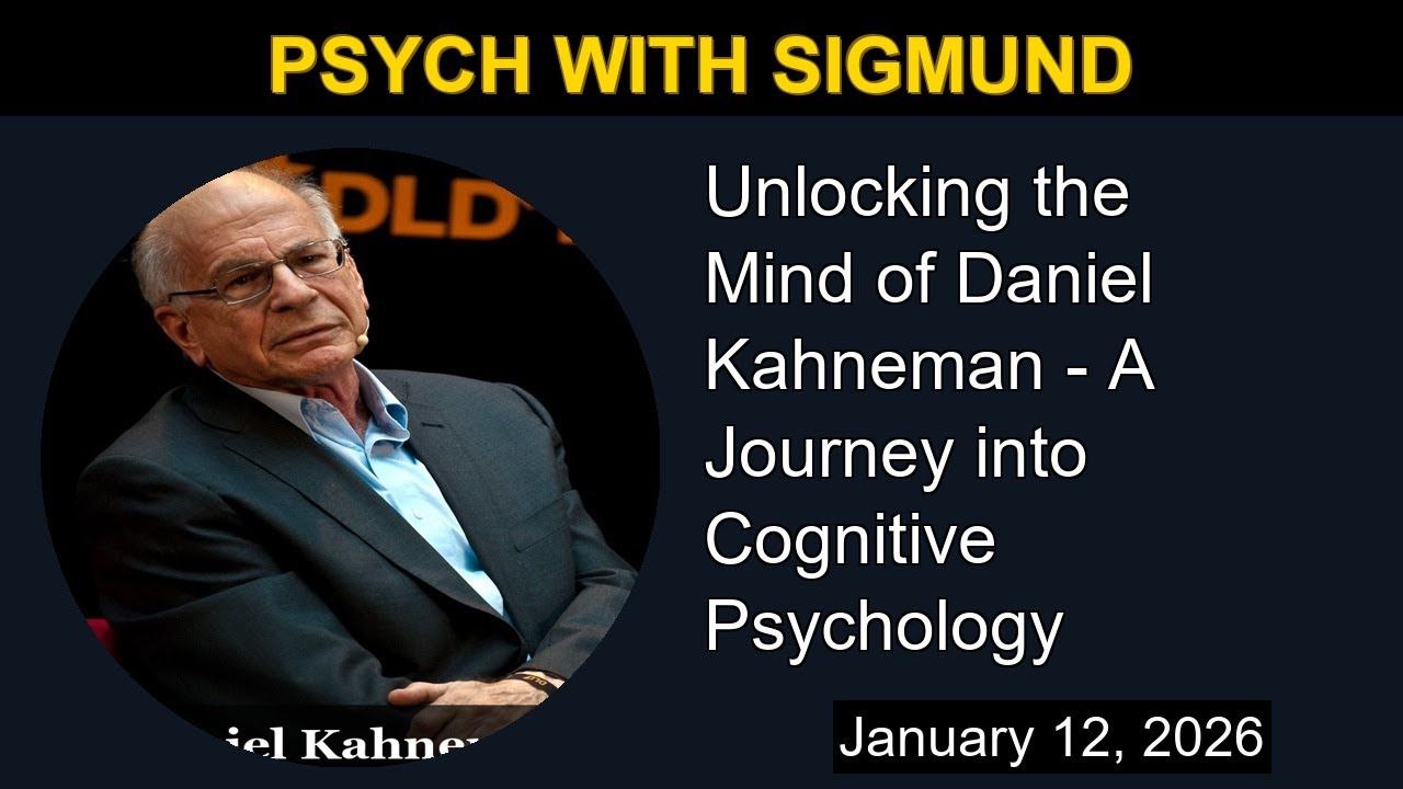 Unlocking the Mind of Daniel Kahneman - A Journey into Cognitive Psychology | Psych with Sigmund