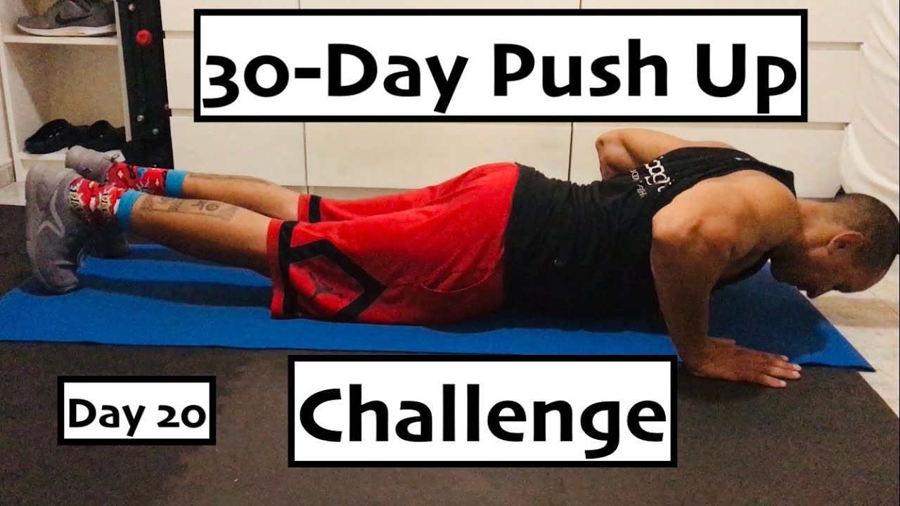 30-Day Push Up Challenge for Beginners - Day 20 (PT James 3️⃣0️⃣-Day ...