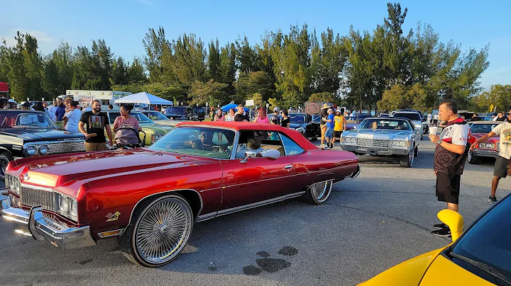 MIAMI NEW YEARS DAY RIDEOUT/ CARSHOW  2K23 PT6 DONKS / BIG RIMS / LOWRIDERS / AMAZING WHIPZ