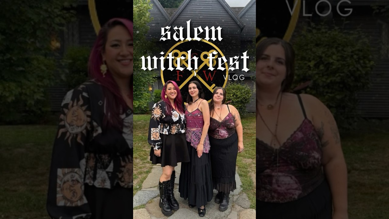 Salem Witch Fest Vlog, full video on my YouTube !
