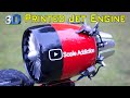 3D printed Jet Engine with working Vector Thrust/ Jet Engine on rc Arrma Kraton car/Scale Addiction