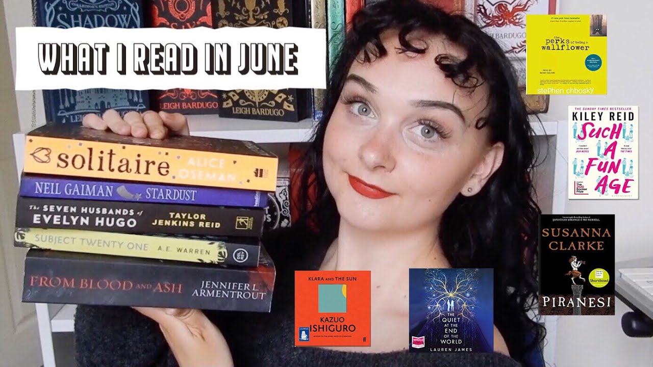 JUNE READS 2021 ðŸ“š | MONTHLY WRAP UP |ellereadsbookslike - YouTube