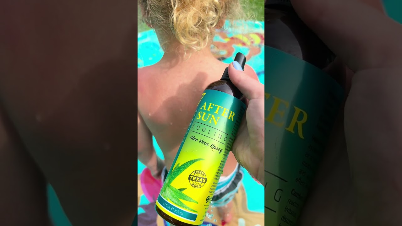 NEW Cooling After Sun Spray with Aloe Vera
