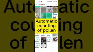 Automatically count pollen with mobile phone  - "CountThings By Camera" APP screenshot 2