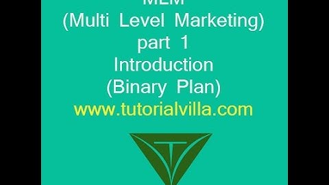 MLM (multi level marketing) website using php part 1 - Introduction