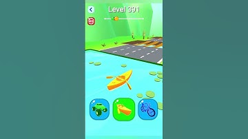 Shape Shifting 2 Gameplay Master Level#391 iOS, Android Games Car Racing #virlashort #shapeshifting
