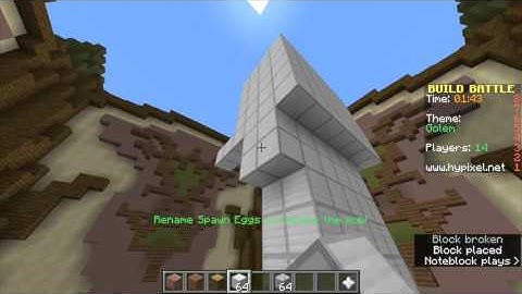 Minecraft Hypixel Build Battle "I Win!" Episode 1