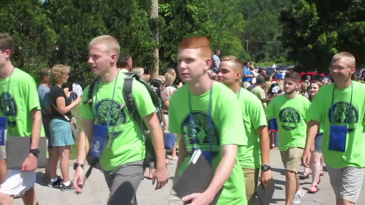 Procession of the GSP Scholars, Morehead State University, 2016
