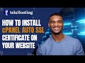 How to Install cPanel AutoSSL Certificate on Your Website | telaHosting Tutorial
