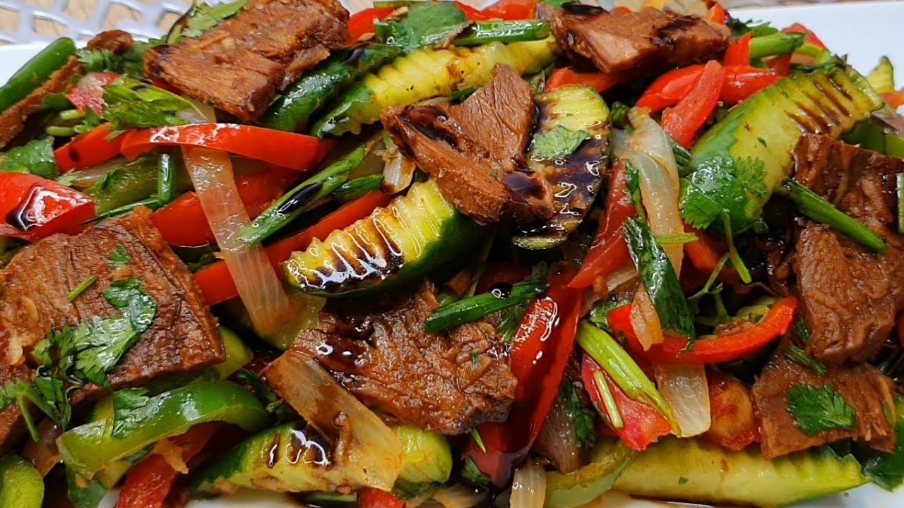 Мазаси огзингизда коладиган СУПЕР САЛАТ 😋 МЕГА ВКУСНЫЙ САЛАТ