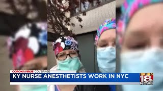 Kentucky nurse anesthetists fight COVID-19 pandemic in New York City