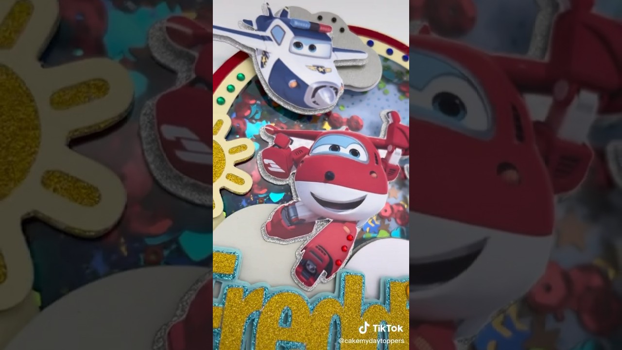Super Wings Jett’ Birthday Party Cake