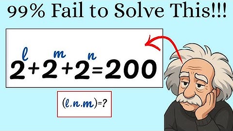 A Tricky math olympiad Algebric problem || What is the value of "l", "m", "n" in this question?