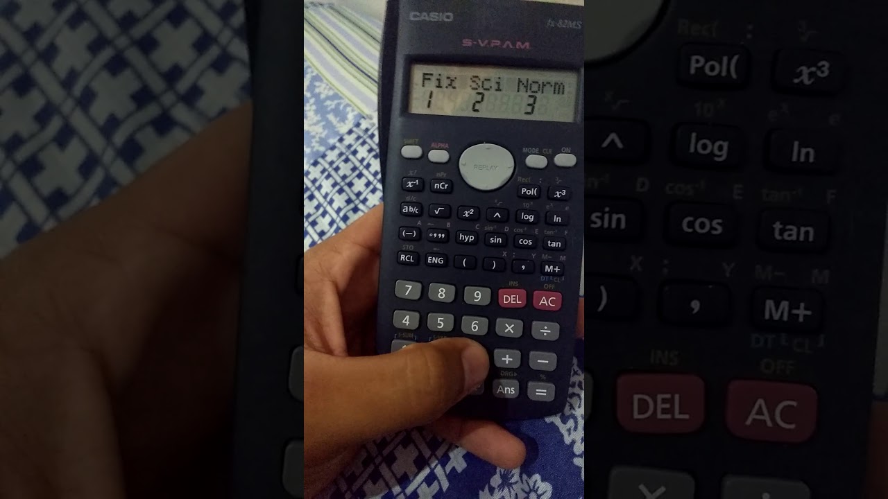 Calculadora casio notacao cientifica desabilitar