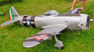 1/5 SCALE ZIROLI RC REPUBLIC P-47 THUNDERBOLT EME 60cc - DANNY AT NLMFC - 2016