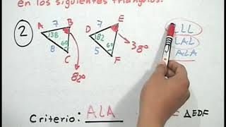 Identificación de criterios de congruencias