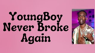 YoungBoy Never Broke Again - Peace Hardly (Lyrics)