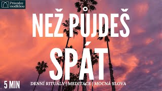 Modlitba na dobrou noc| Než půjdeš spát | Silná meditace s Bohem před spaním | Na dobrý spánek