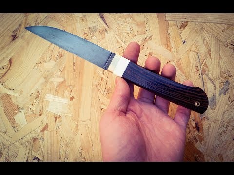 Видео: изготовление ножа из подшипника making a knife of bearing