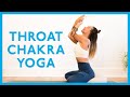 20 Minute Yoga Flow: Cleanse Your Throat Chakra | The Journey Junkie