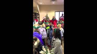 Cornerstone first-graders go caroling