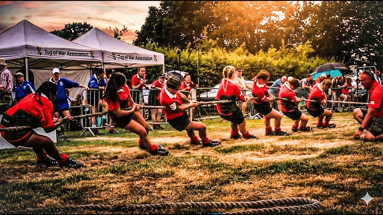 Another Ladies Final Ends 😱🔥 | Powerful Women Tug of War Finish! - YouTube