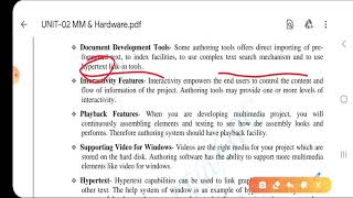 Multimedia: Authoring Tools & Classification