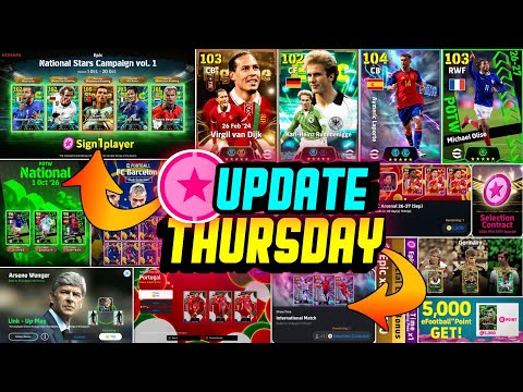 eFootball 2027 New Update!! Free Epic 😍 New Treasure Link, Thursday Potw & Free Coins Campaign