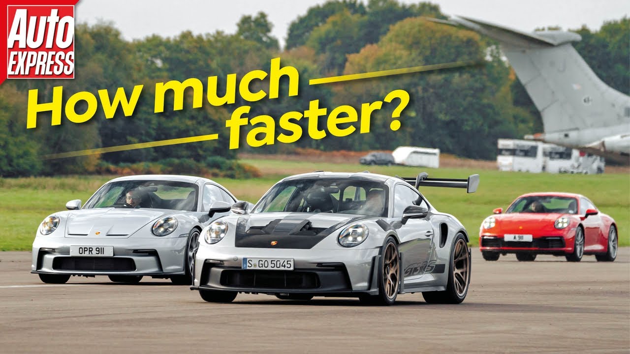 Porsche 911 GT3 RS vs GT3 vs Carrera | Battle of the 911s - YouTube