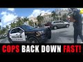 Cops Back Down from Man Who Doesn't Budge from His Rights at City Hall