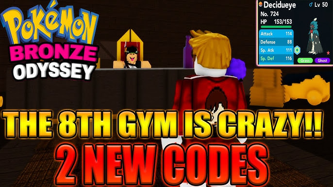 XXL GYM RUSH FOR CODES, Pokemon Brick Bronze, Brick Bronze Odyssey