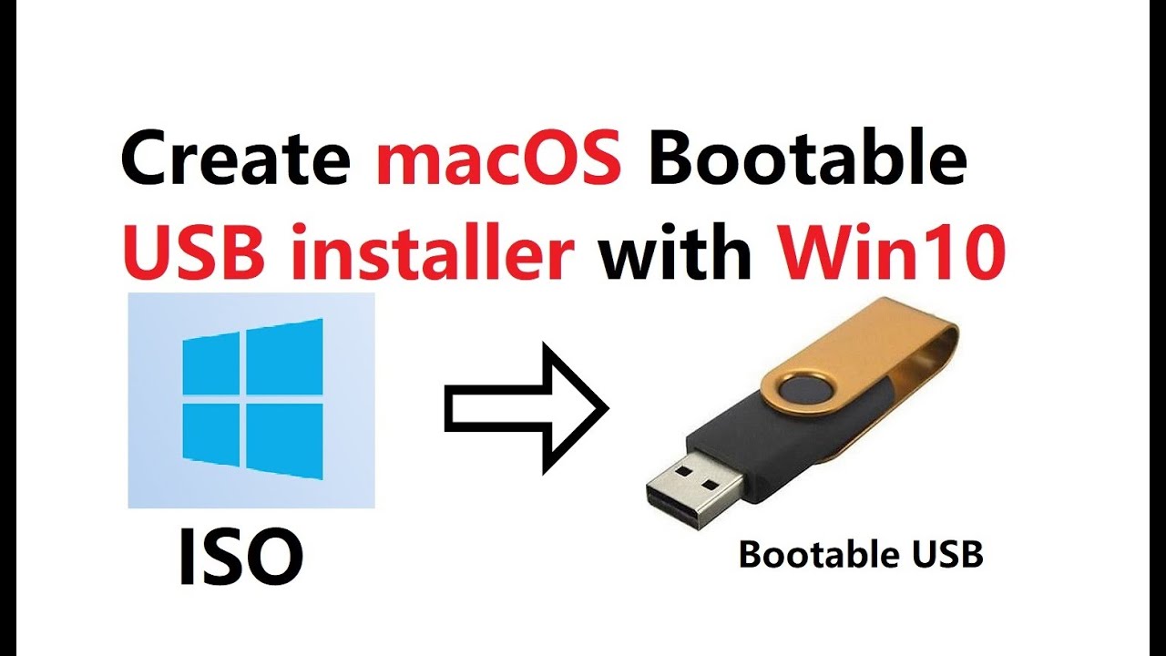 Create macOS Bootable USB Installation Media on Windows 10 | Quickly ...