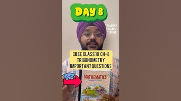 Class 10 Maths NCERT TRIGONOMETRY IMPORTANT QUESTIONS FOR BOARDS 2026 #shorts #trigonometry #boards