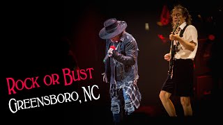 The #RockOrBust US tour kicked off last night in North Carolina! Ne...
