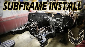SUBFRAME INSTALL! 1970 Firebird Drift Car Build