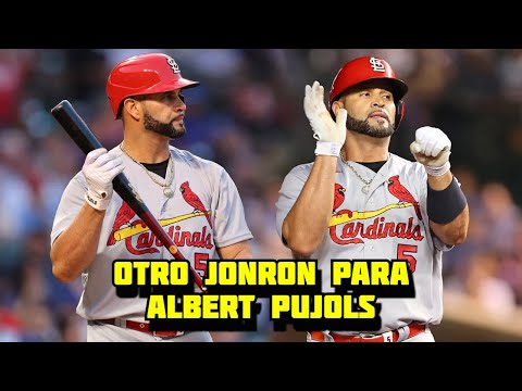 Increible 🔥 Albert Pujols regresa y se Enciende con tremendo Jonron 694 a 2 pasos de Alex Rodríguez